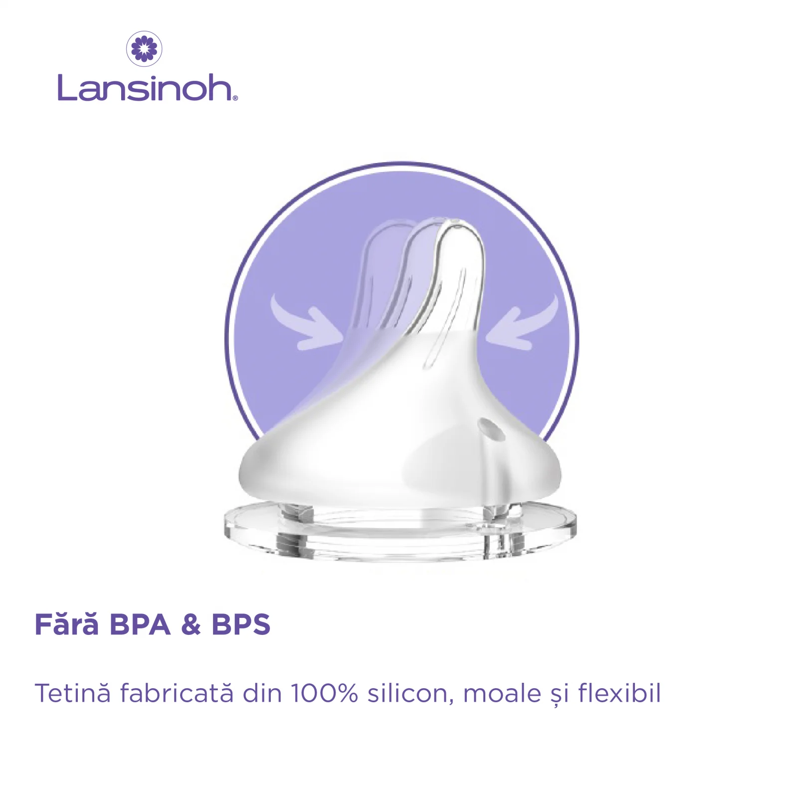 Kit: biberon din sticla 160 ml x 2buc, Lansinoh [8]