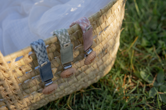 Lantisor suzeta cu clips BIBS Blue [4]