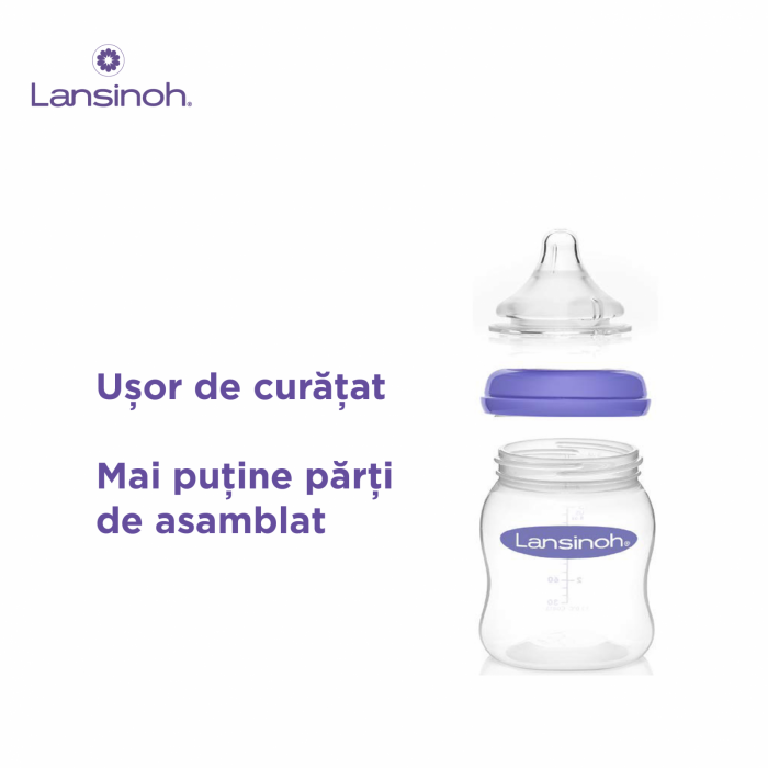 Pachet 3x Biberon Lansinoh - 240 ml [3]