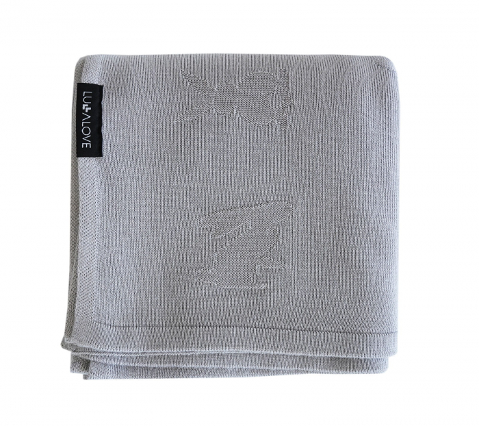Paturica Bambus 100% 80x100cm - Bunny Grey [2]