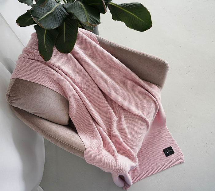 Paturica Bambus si Bumbac XL Powder Pink [3]