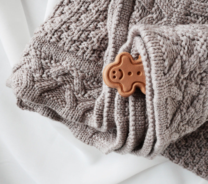Paturica Premium Merino Caramel Taupe Cookie [4]