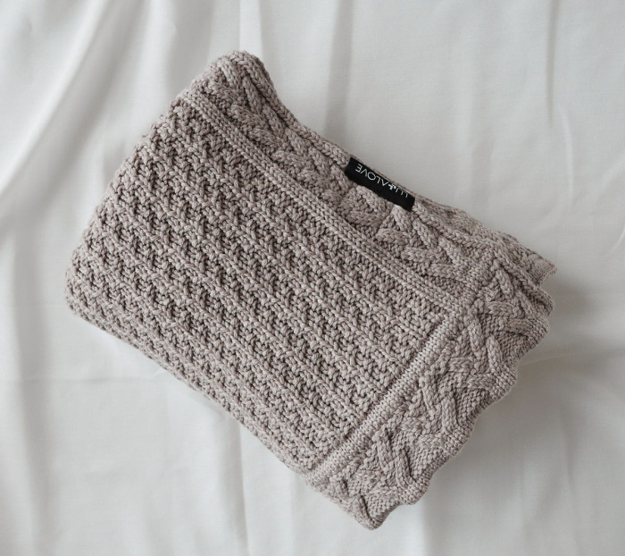 Paturica Premium Merino Caramel Taupe Cookie [3]