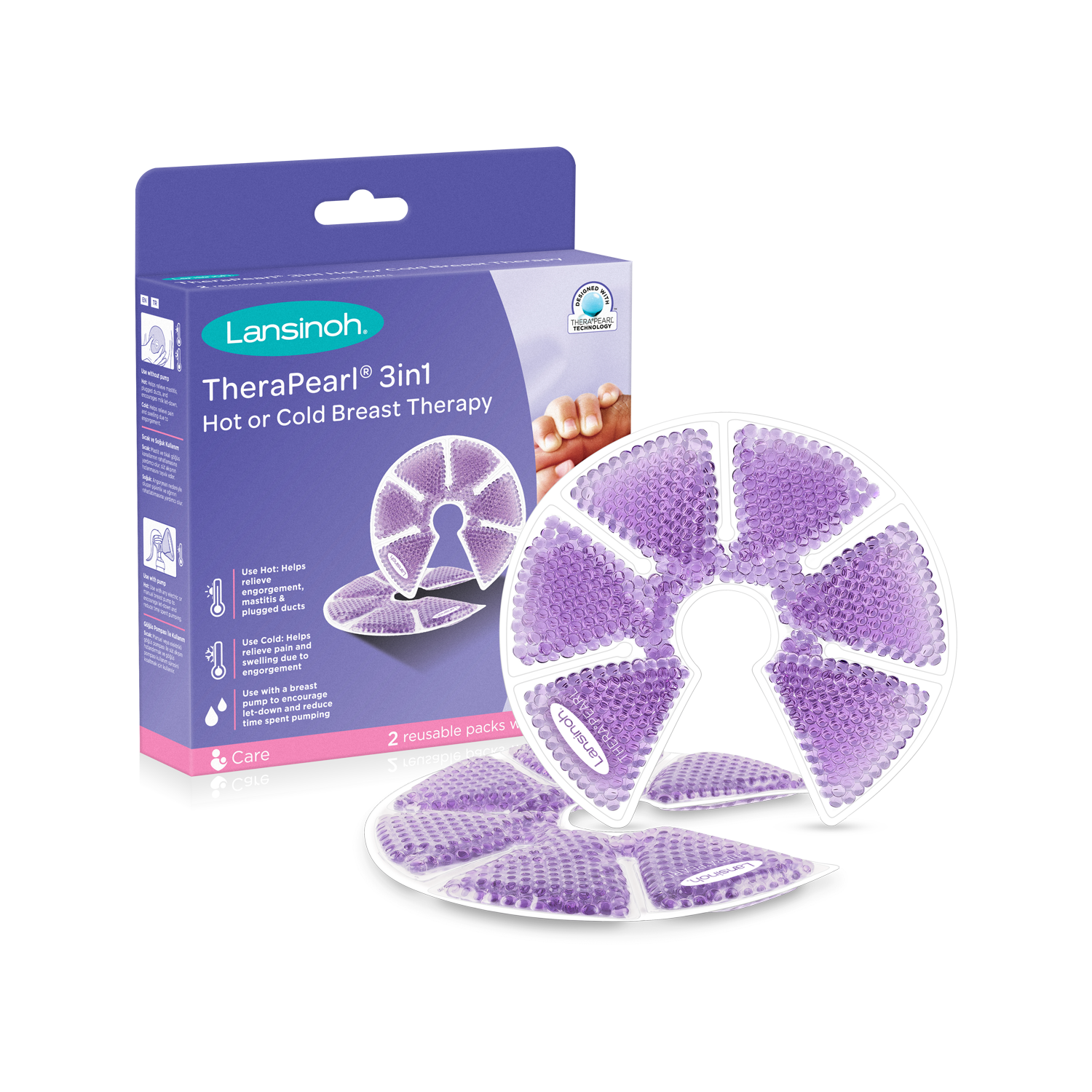 Pernite pentru san TheraPearl 3-in-1 Lansinoh - 2 buc. [2]