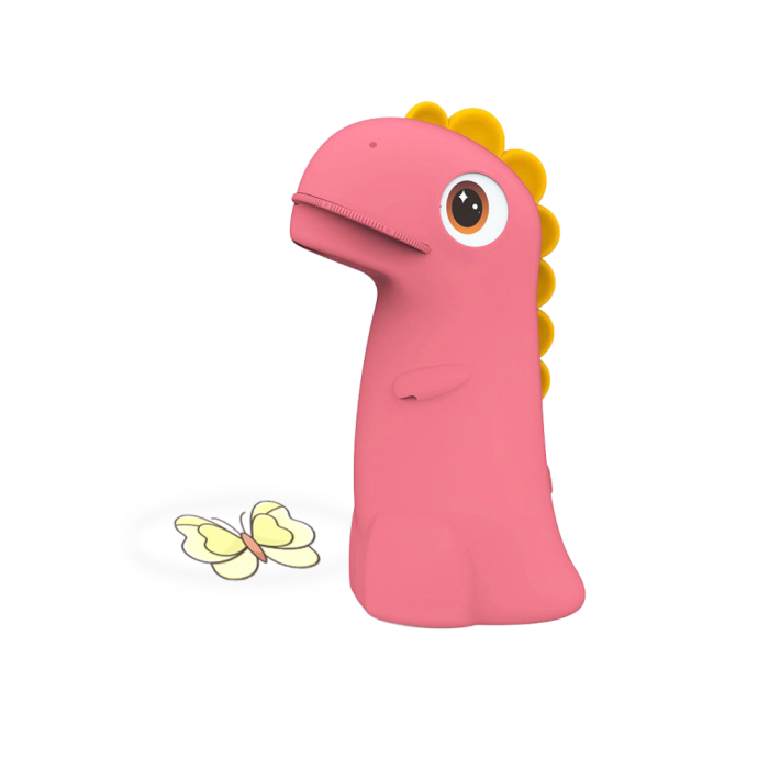 Proiector de desen pentru copii KIDDOBOO Dino's Art Pink, 32 imagini, 4 discuri, lampă de veghe, 4+ ani [3]