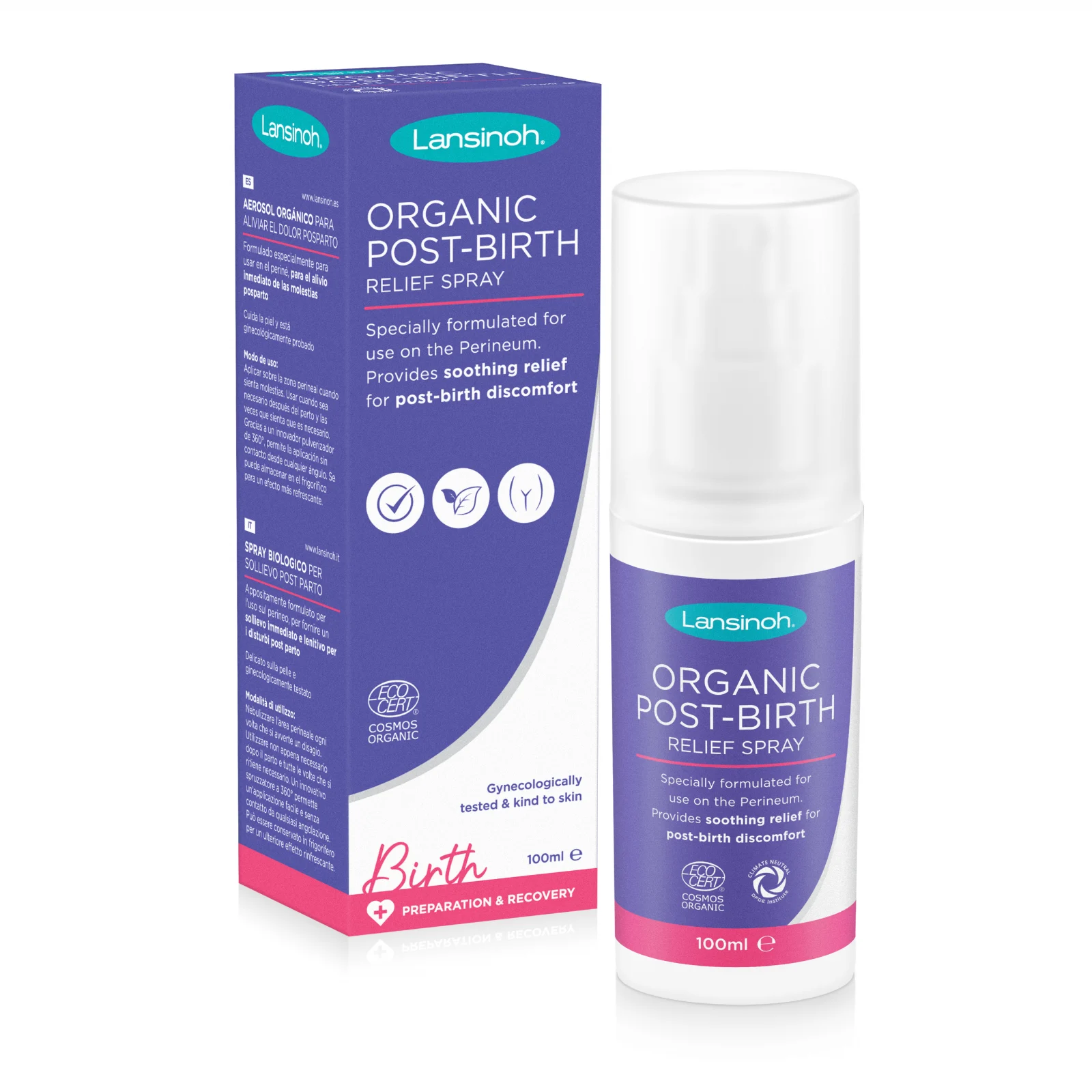 Lansinoh Spray Organic Postpartum 100 ml – Recuperare după Naștere [5]