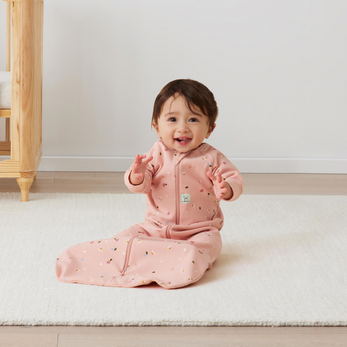 Sac de Dormit Swaddle ErgoPouch 1.0 TOG  0-3 Luni Daisies [4]