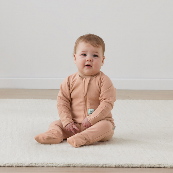 Salopeta Pijama Lunga 1.0 TOG 3-6  Luni Latte [3]