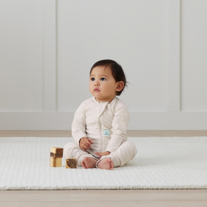 Salopeta Pijama Lunga Vara 0.2 TOG 3-6  Luni OatMeal Marle [3]