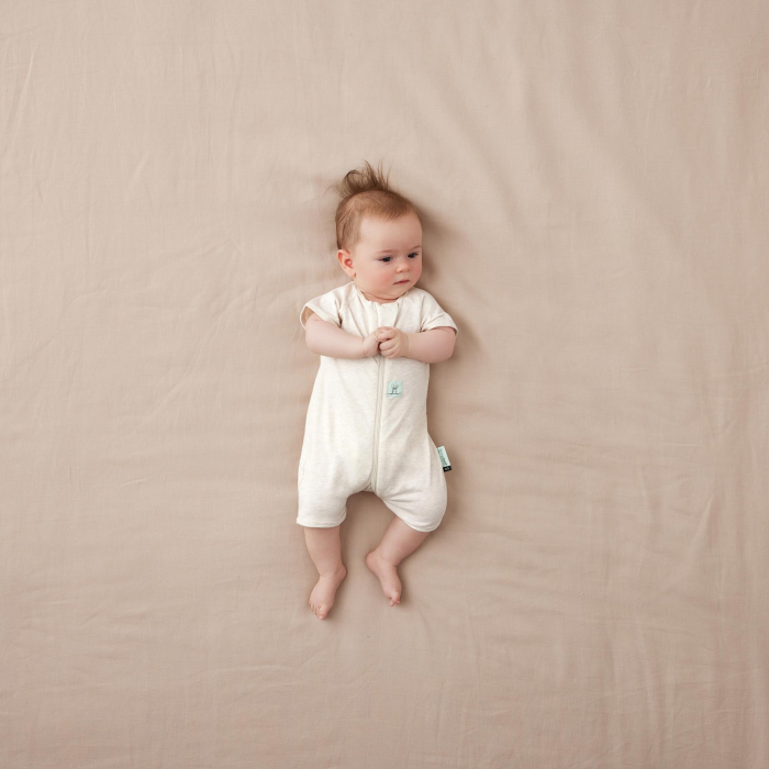 Salopeta Pijama Vara 0.2 TOG 6-12 Luni OatMeal Marle [3]