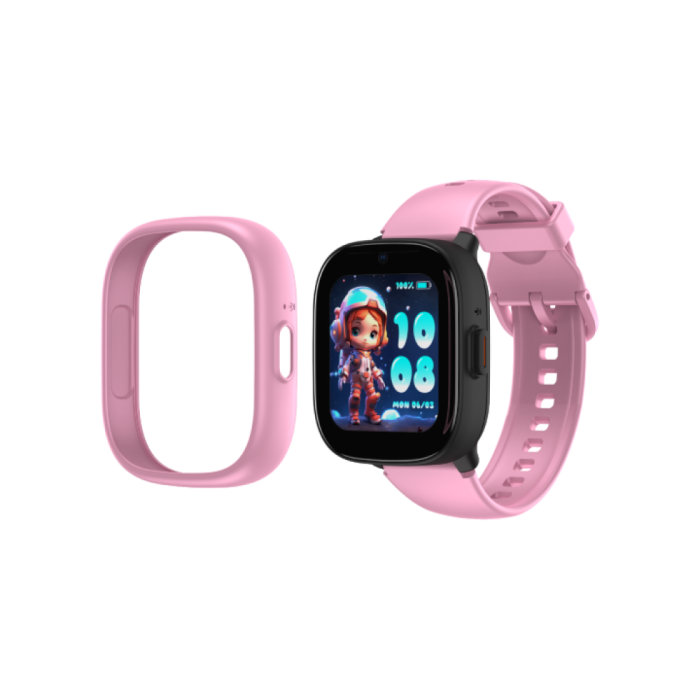 Smartwatch copii 4G cu GPS și apel video KIDDOBOO WatchMe K3 Gen2, Pink/Purple, cameră, SOS, control parental, IP68 [4]
