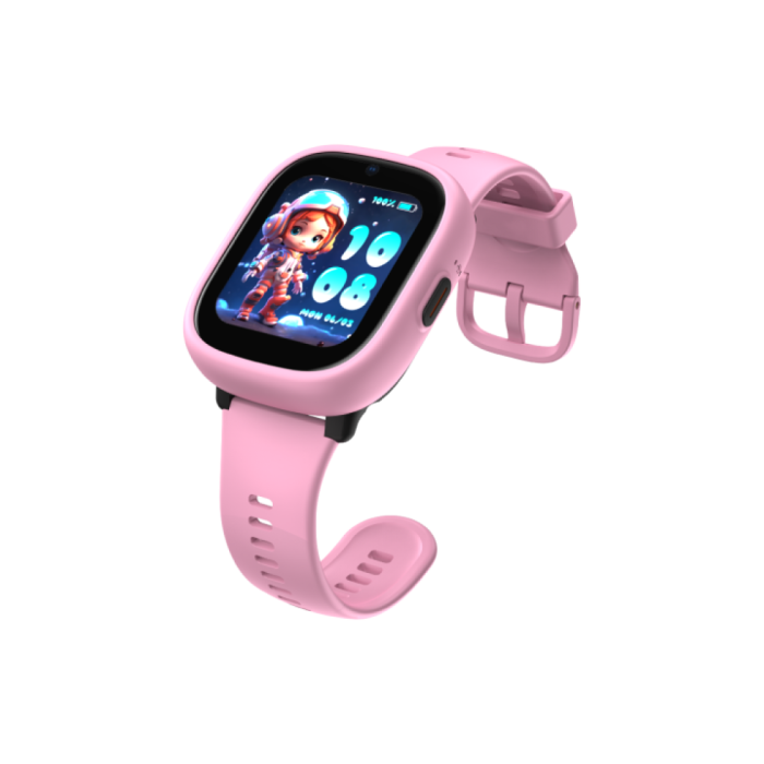 Smartwatch copii 4G cu GPS și apel video KIDDOBOO WatchMe K3 Gen2, Pink/Purple, cameră, SOS, control parental, IP68 [6]