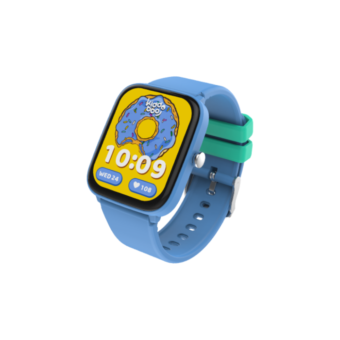 Smartwatch copii KIDDOBOO 2.0 Sky Blue, Bluetooth, 10 moduri sport, jocuri, 6+ ani [2]