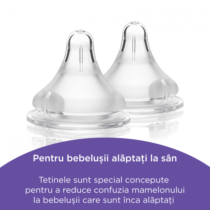 Tetina cu flux mediu Lansinoh - 2 buc [3]