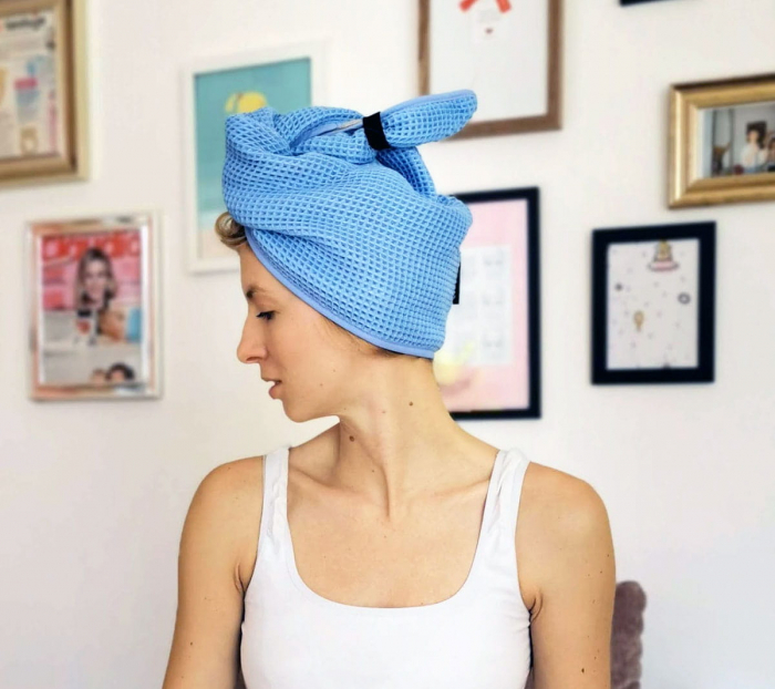 Turban Bambus 100% - Roz [3]