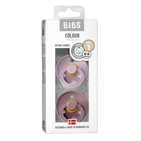 2 Pack Bibs Colour Dusty Lilac / Heather Size 1 (0-6 luni) [0]