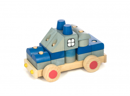 Masinuta de politie din lemn [0]