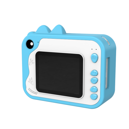 Aparat foto instant pentru copii KIDDOBOO FotoFun Blue, imprimare fotografii, cameră 2MP, ecran 2.4", card 32GB, 4+ ani [1]