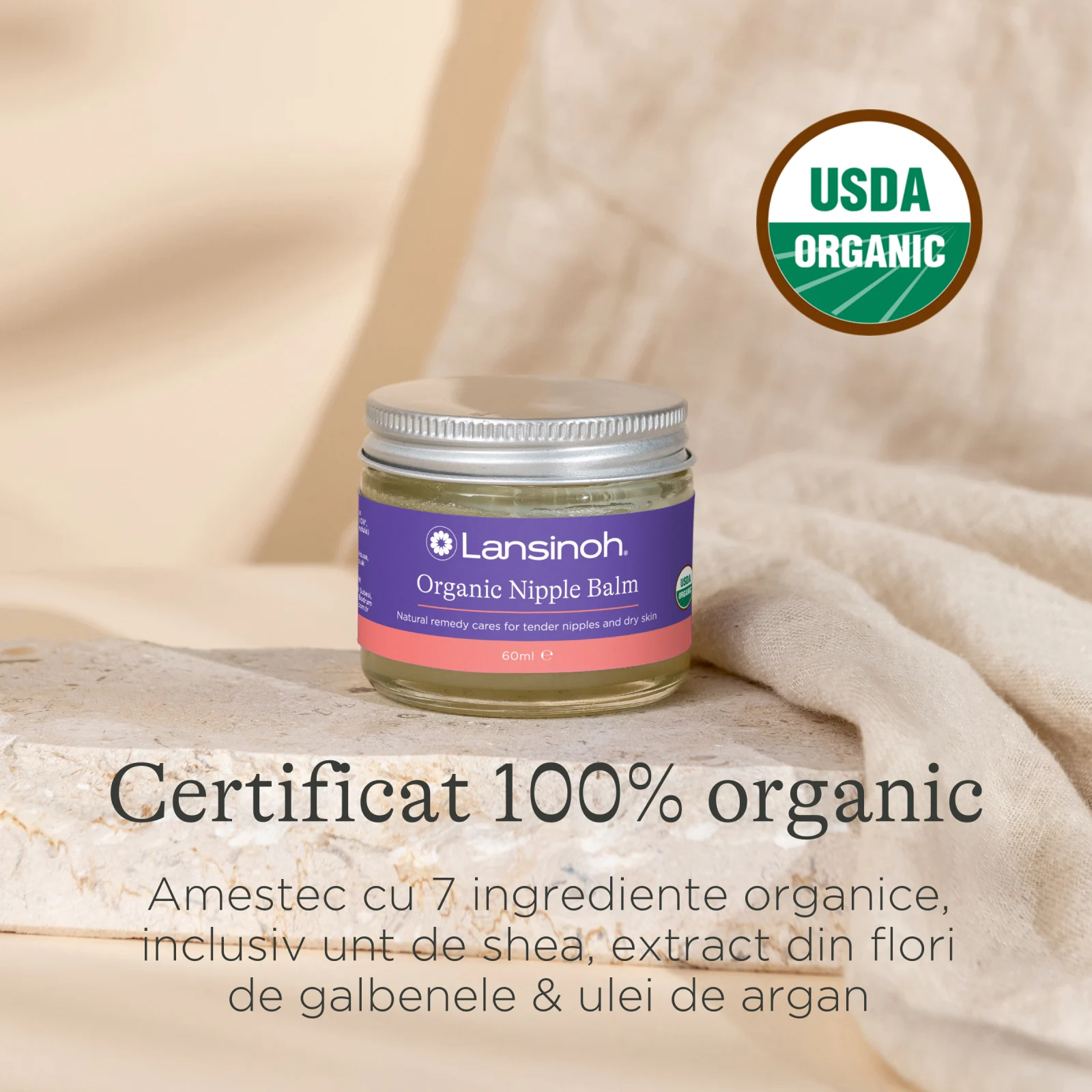 Balsam organic pentru mameloane Lansinoh - 60 ml [2]
