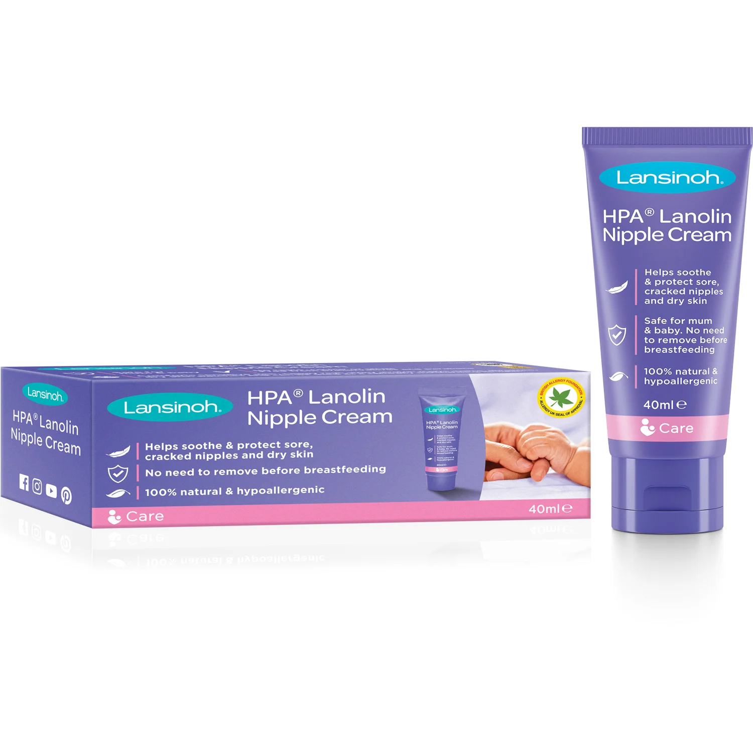Lansinoh - HPA Lanolina crema pentru mameloane Lansinoh - 40 ml