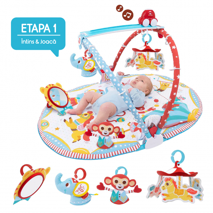 Yookidoo - Centru de Activitati pliabil Circus Yookidoo, 0-12 luni