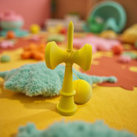 Kendama 3D - Galben [3]