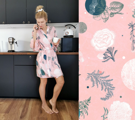 Kimono bambus Rose Garden Lullalove - Copie [3]