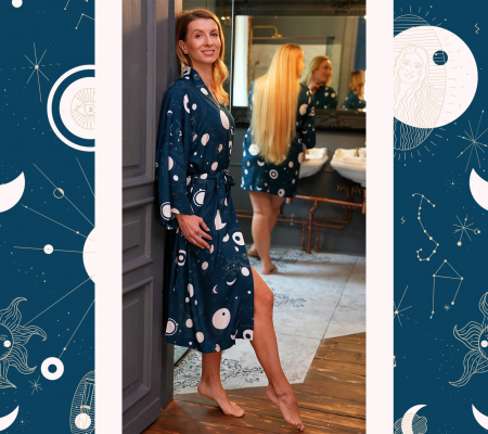 Beauty - Kimono bambus MIDI Constellation Lullalove