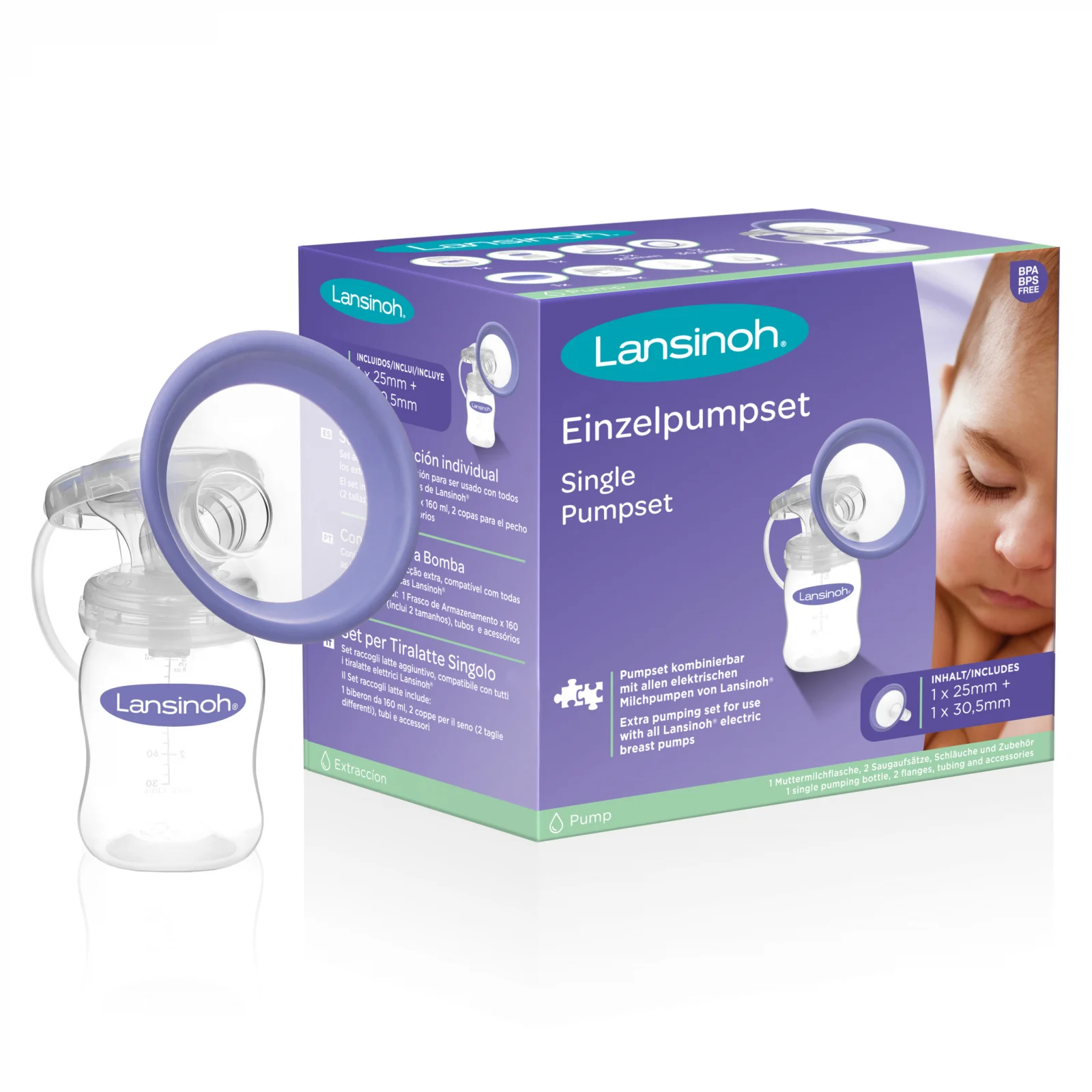 Lansinoh - Kit pentru pompa electrica Lansinoh