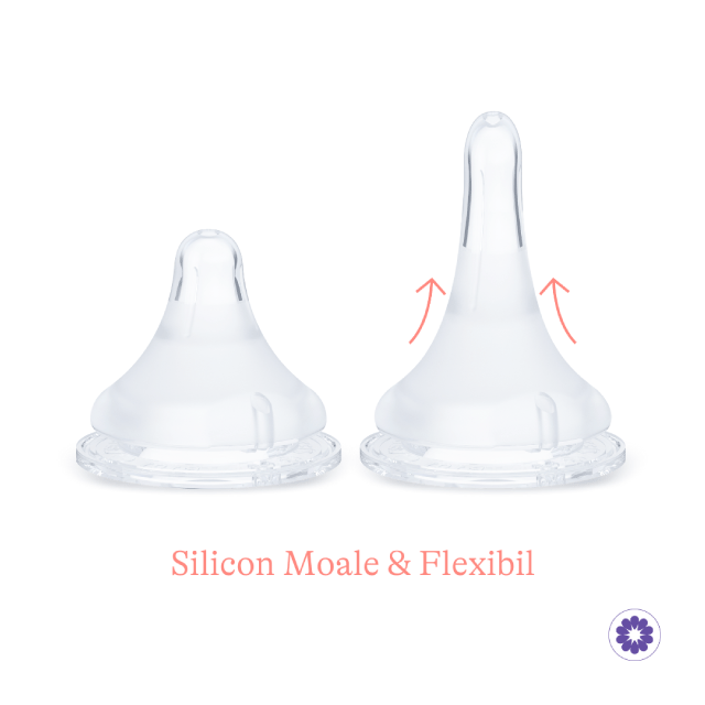 Pachet 2x Biberon cu tetină NaturalWave® Lansinoh - 160 ml [5]