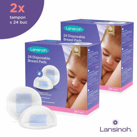 Lansinoh - Pachet 2x Tampoane pentru san Lansinoh - 24 buc