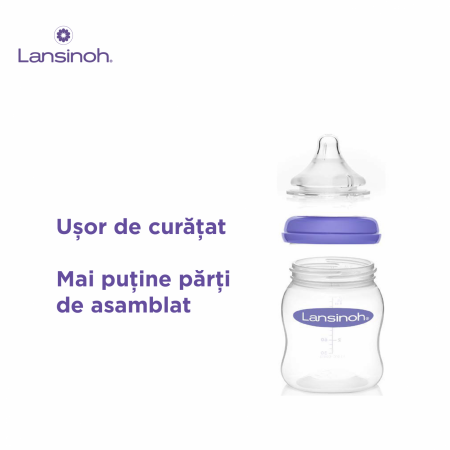 Pachet 3x Biberon Lansinoh - 240 ml [2]