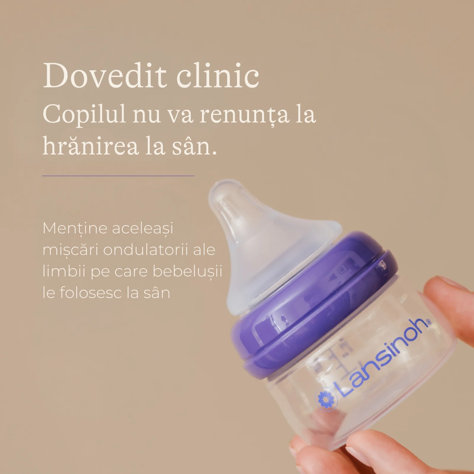 Biberon cu tetină NaturalWave® Lansinoh - 60 ml [4]