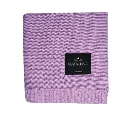 Paturici Bambus & Bumbac - Patura bambus Lavanda Classic  80 x 100cm