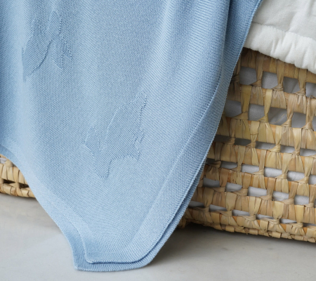 Paturica Bambus 100% 80x100cm - Bunny Blue [3]
