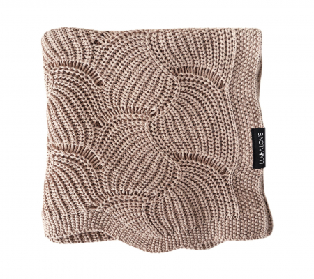 Paturici bambus &  merinos - Paturica Bambus Shell 80 x 100cm - Caramel