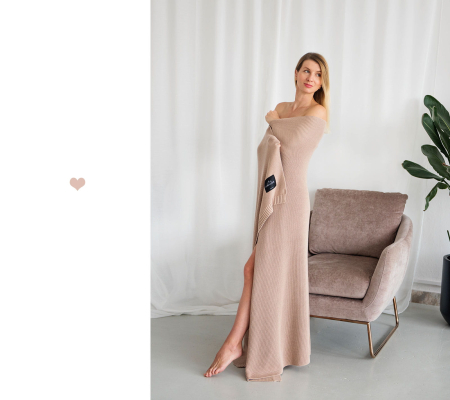 Paturica Bambus si Bumbac XL Coffee [1]