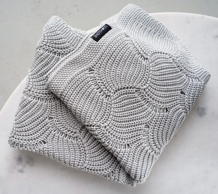 Lullalove - Paturica Shell 80 x 100cm - Grey