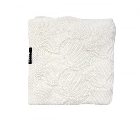 Paturici bambus &  merinos - Paturica Shell 80 x 100cm - Coconut