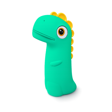 KIDDOBOO Gadgets pentru copii - Proiector de desen pentru copii KIDDOBOO Dino's Art Green, 32 imagini, 4 discuri, lampă de veghe, 4+ ani