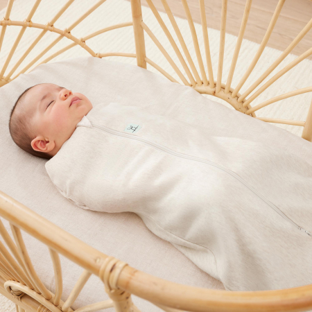 Sac de Dormit Swaddle ErgoPouch 1.0 TOG  0-3 Luni OatMeal Marle [1]