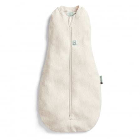 ergoPouch - Sac de Dormit Swaddle ErgoPouch 1.0 TOG  0-3 Luni OatMeal Marle