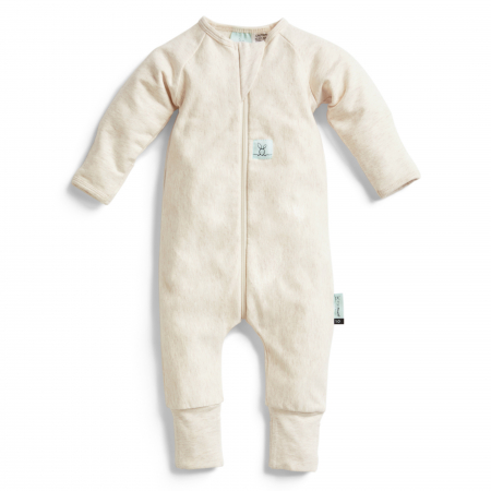 Layers by ergoPouch - Salopeta Pijama Lunga Vara 0.2 TOG 0-3 Luni OatMeal Marle