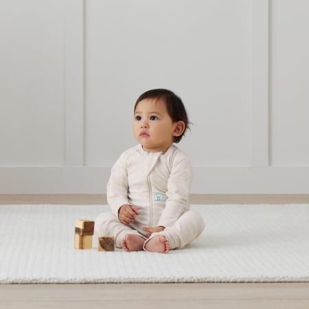 Salopeta Pijama Lunga 1.0 TOG 3-6  Luni OatMeal Marle [2]