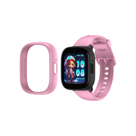 Smartwatch copii 4G cu GPS și apel video KIDDOBOO WatchMe K3 Gen2, Pink/Purple, cameră, SOS, control parental, IP68 [3]