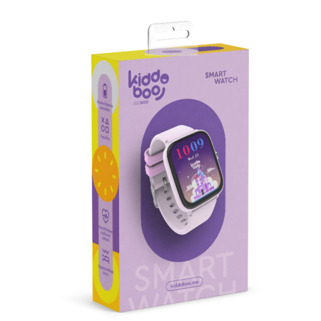 Smartwatch copii KIDDOBOO 2.0 Lilac, Bluetooth, 10 moduri sport, jocuri, 6+ ani [3]