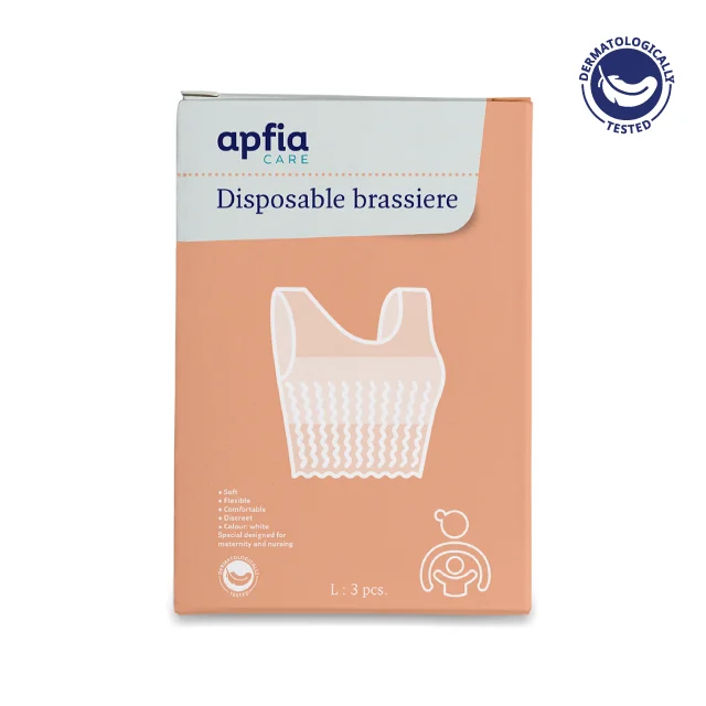 Absorbante - Sutien de unica folosinta, tip bustiera, marimea L, 3 bucati, Apfia Care