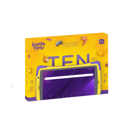 Tabletă copii KIDDOBOO TEN Gen2 10.1", Android 14, 4GB RAM, 64GB, control parental, 6+ ani [4]