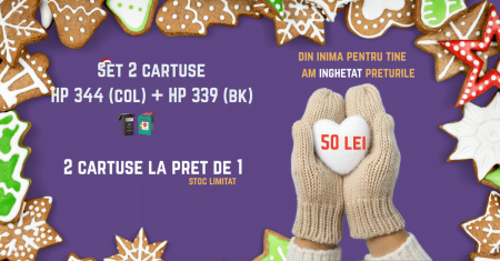HP - SET 2 cartușe Hp 339 / c8767e ( bk ) + Hp 344 / c9363e ( col. ) cartuş compatibil