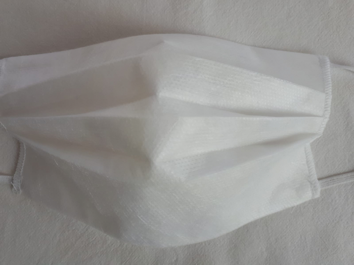 Masca textila de unica folosinta, din 3 straturi de material netesut, cu 3 pliuri [3]